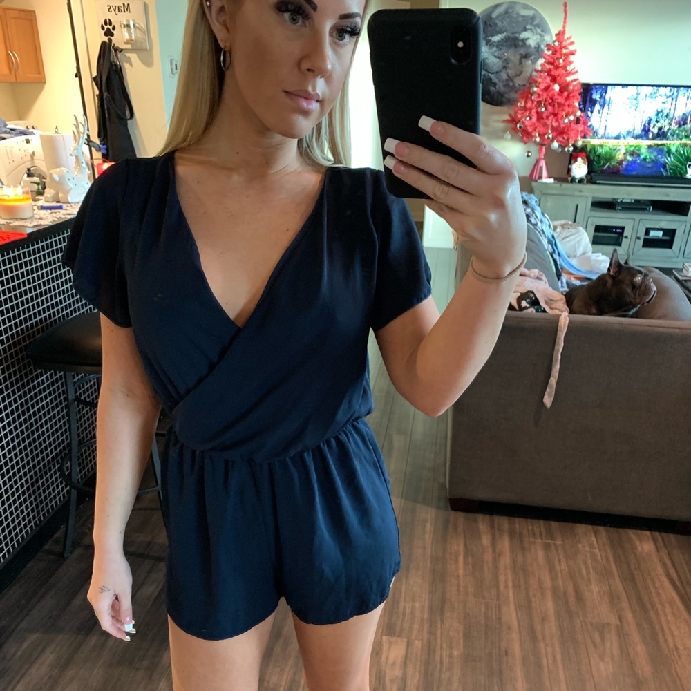 Blue romper